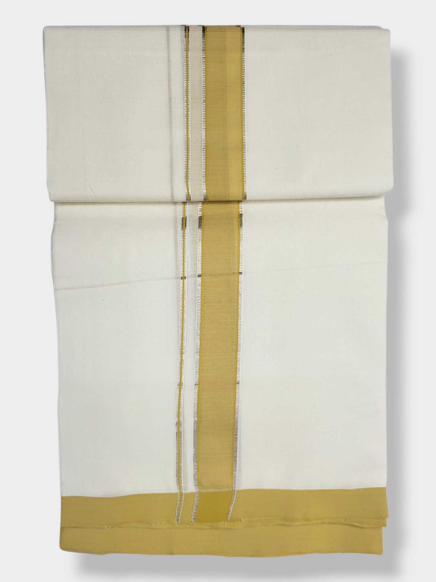 Kerala Balaramapuram Pure Cotton Handloom Mundu/Dhoti