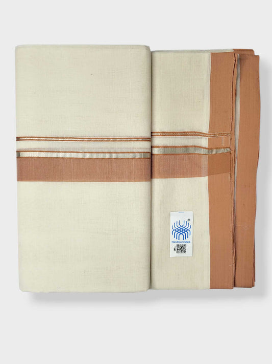 Kerala Balaramapuram Pure Cotton Handloom Mundu/Dhoti