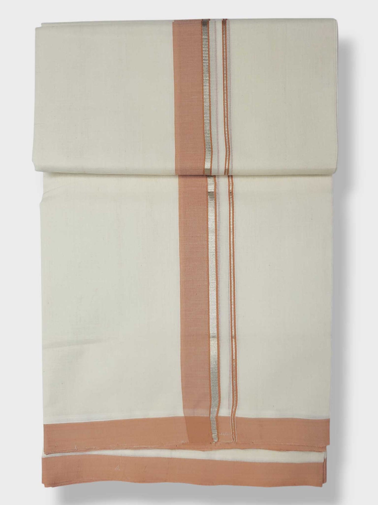 Kerala Balaramapuram Pure Cotton Handloom Mundu/Dhoti