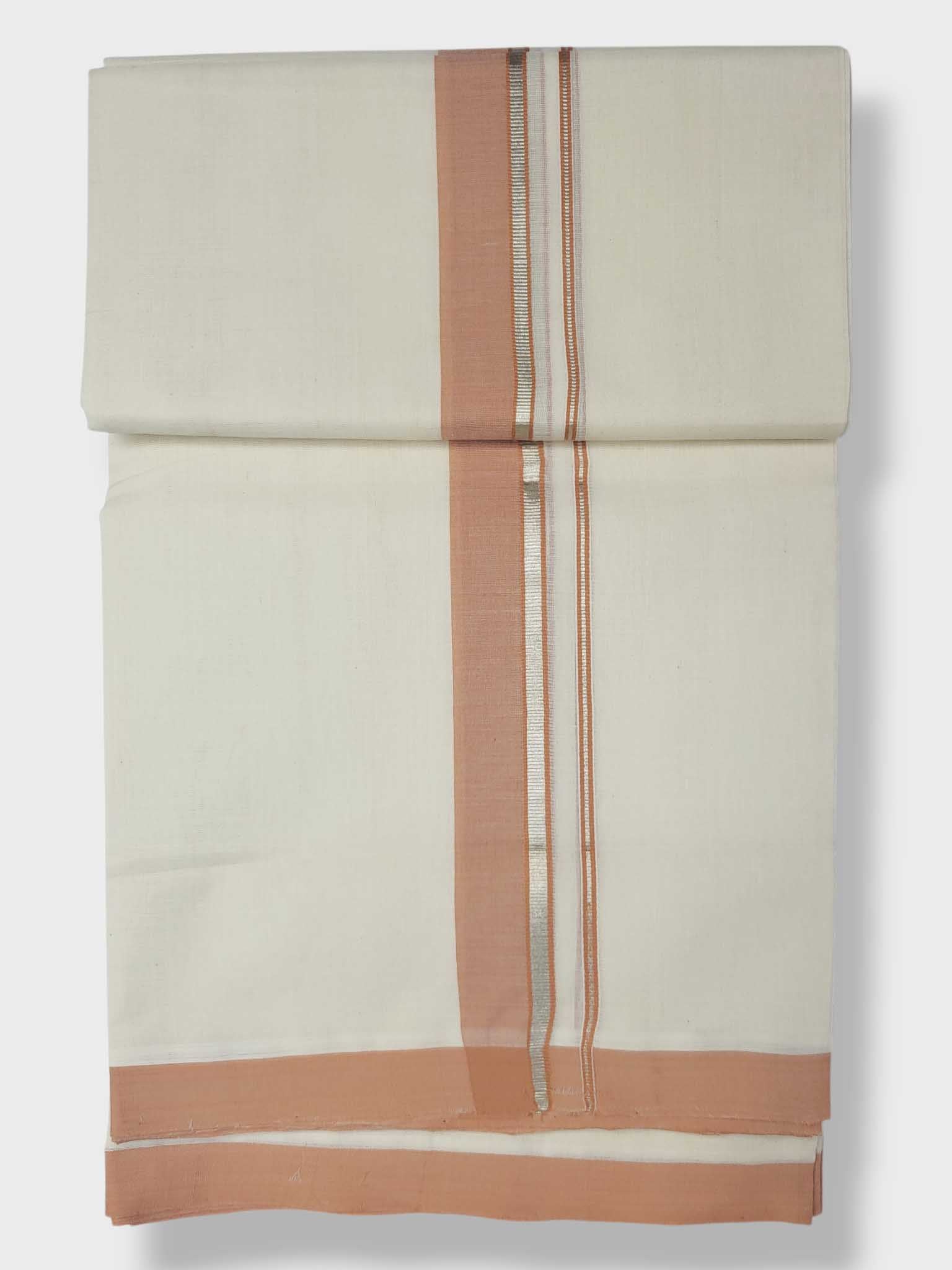 Kerala Balaramapuram Pure Cotton Handloom Mundu/Dhoti