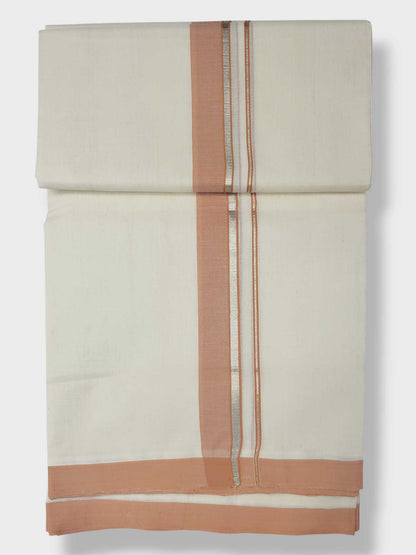 Kerala Balaramapuram Pure Cotton Handloom Mundu/Dhoti