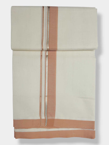 Kerala Balaramapuram Pure Cotton Handloom Mundu/Dhoti