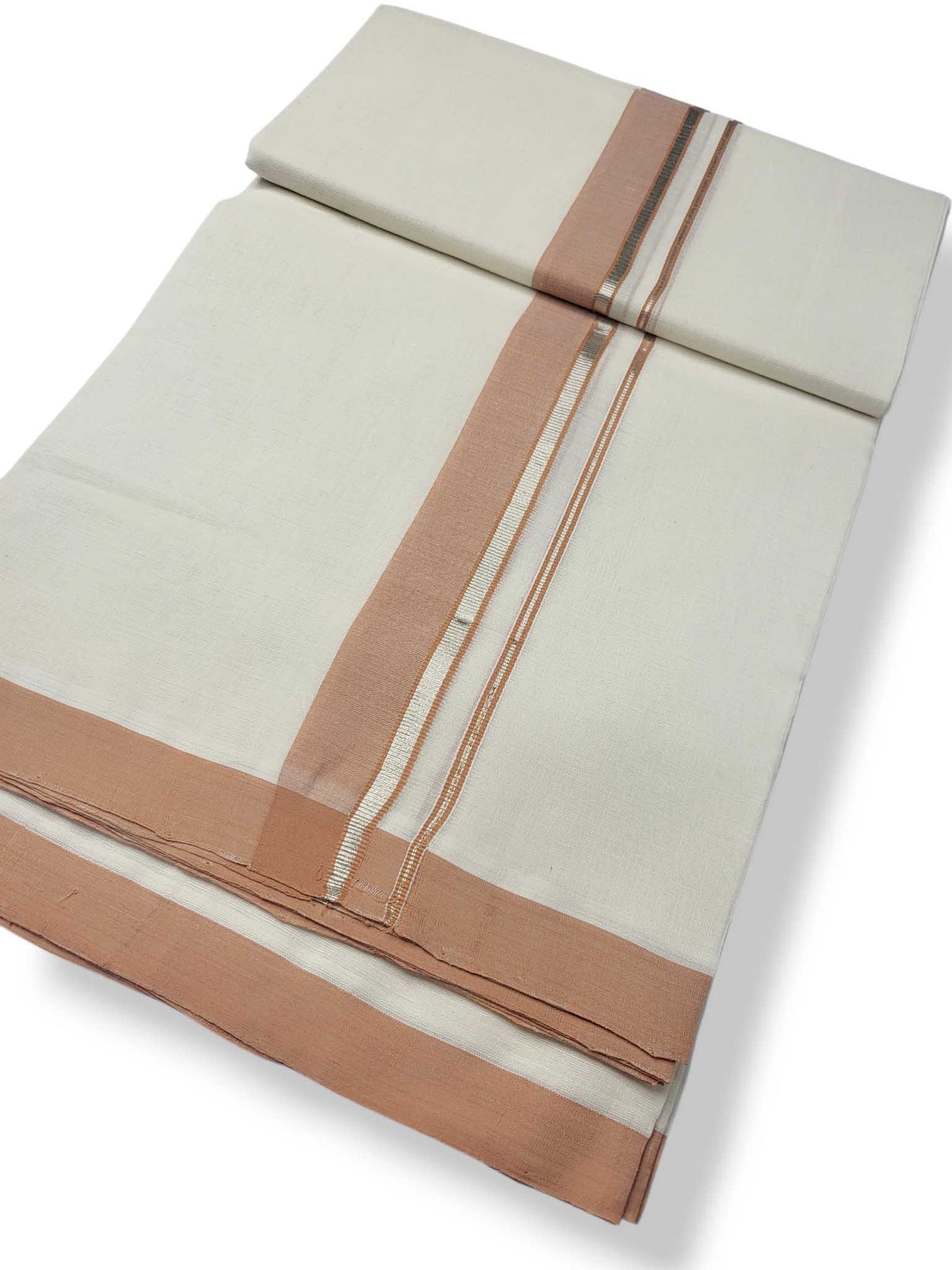 Kerala Balaramapuram Pure Cotton Handloom Mundu/Dhoti