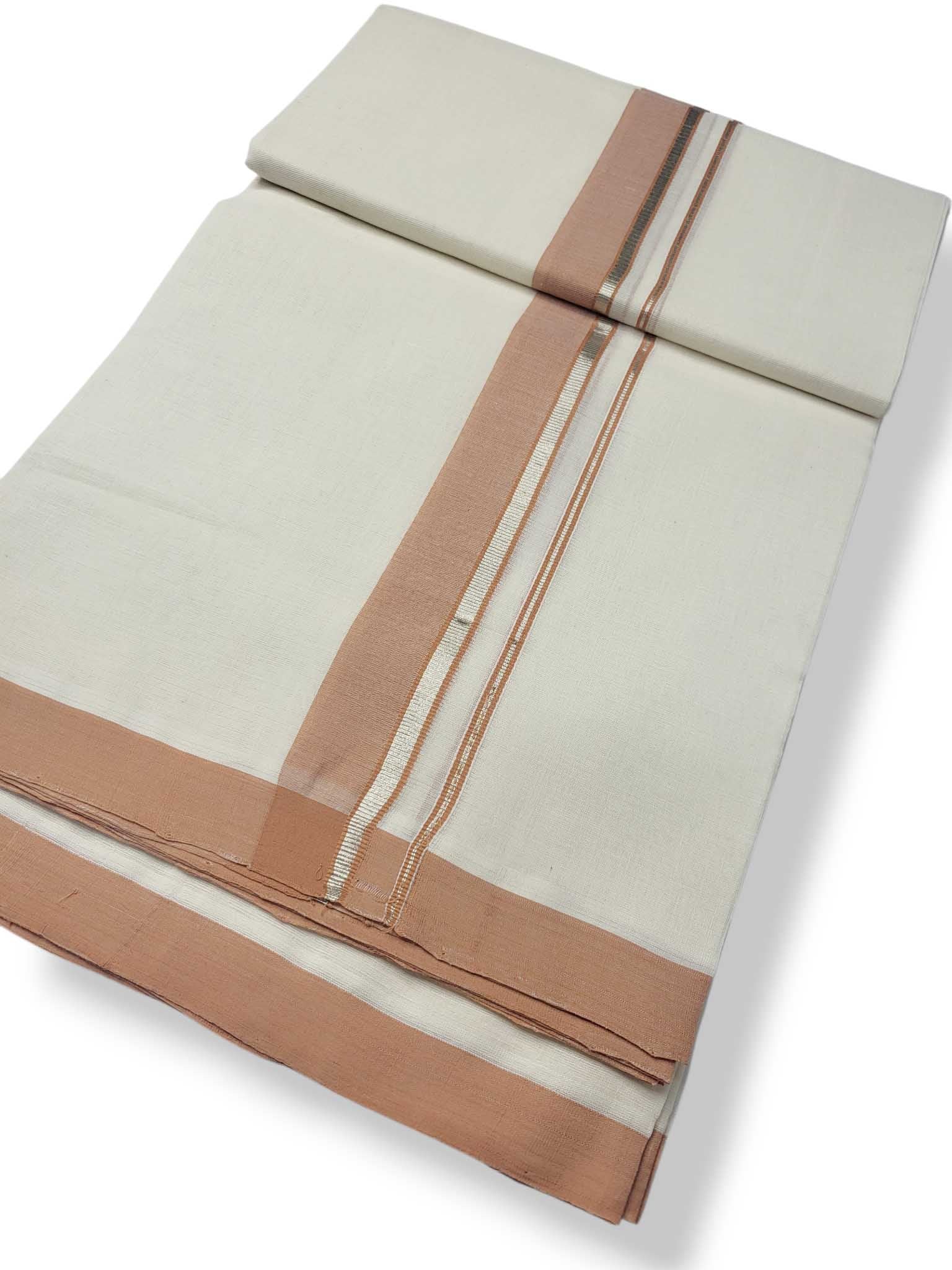 Kerala Balaramapuram Pure Cotton Handloom Mundu/Dhoti