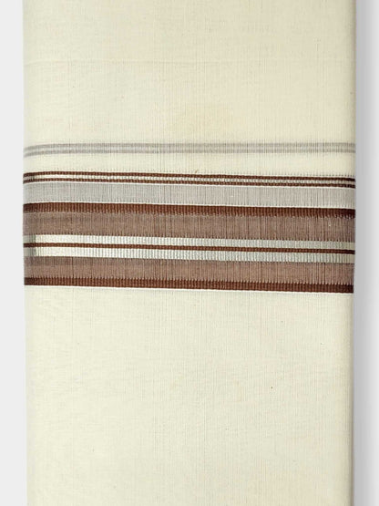 Kerala Balaramapuram Pure Cotton Handloom Mundu/Dhoti