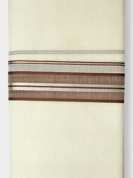 Kerala Balaramapuram Pure Cotton Handloom Mundu/Dhoti