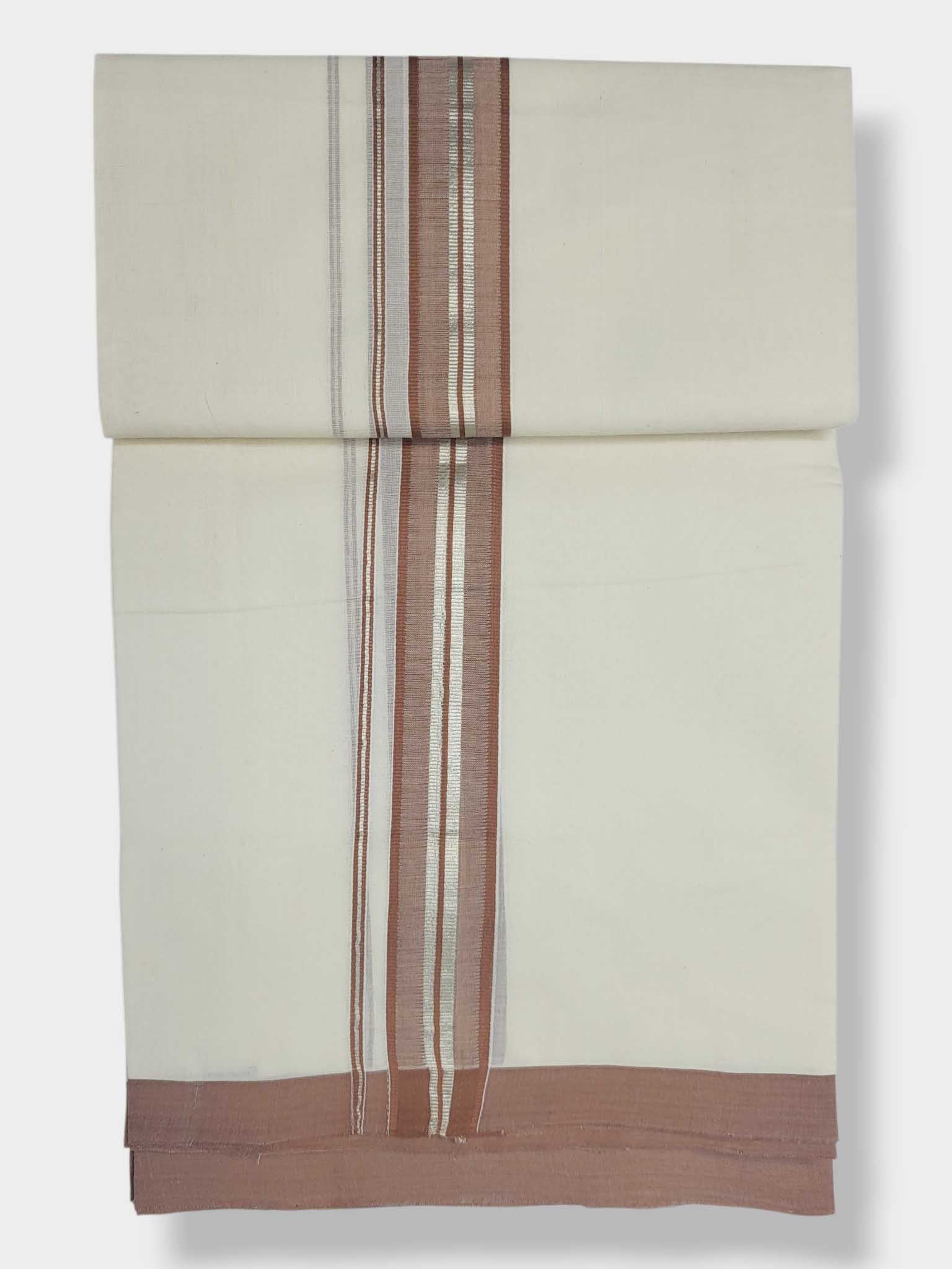 Kerala Balaramapuram Pure Cotton Handloom Mundu/Dhoti