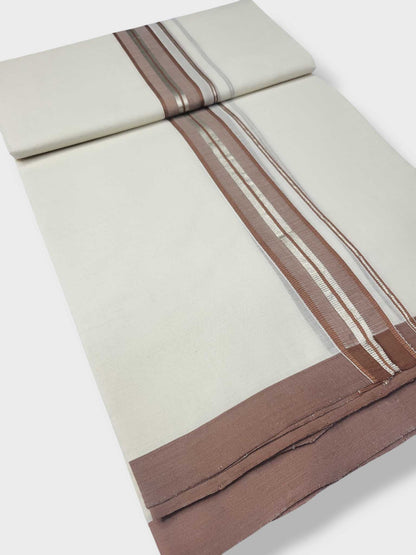 Kerala Balaramapuram Pure Cotton Handloom Mundu/Dhoti