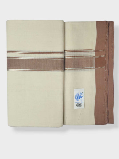 Kerala Balaramapuram Pure Cotton Handloom Mundu/Dhoti