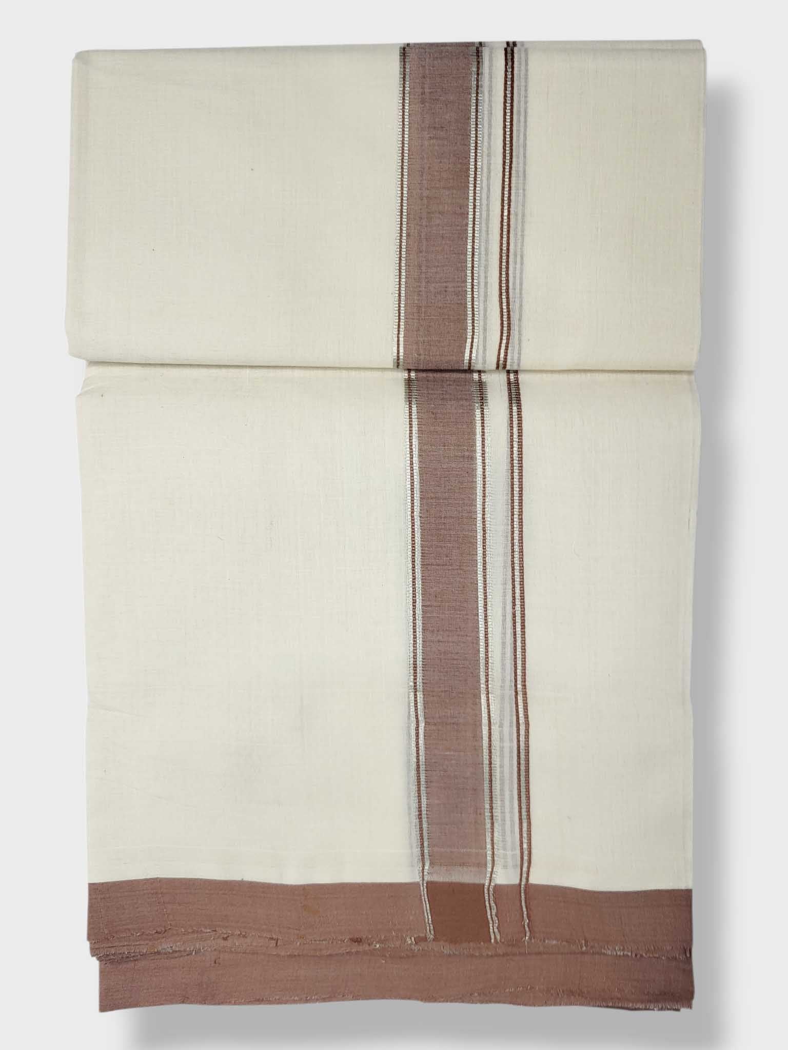 Kerala Balaramapuram Pure Cotton Handloom Mundu/Dhoti