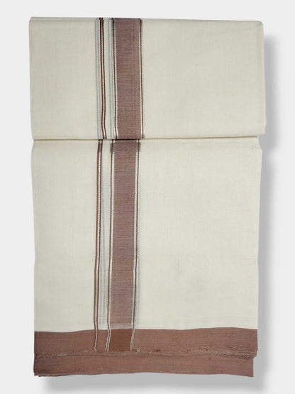 Kerala Balaramapuram Pure Cotton Handloom Mundu/Dhoti
