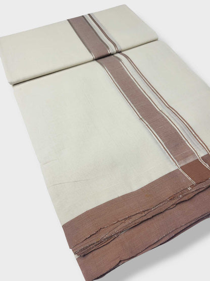 Kerala Balaramapuram Pure Cotton Handloom Mundu/Dhoti
