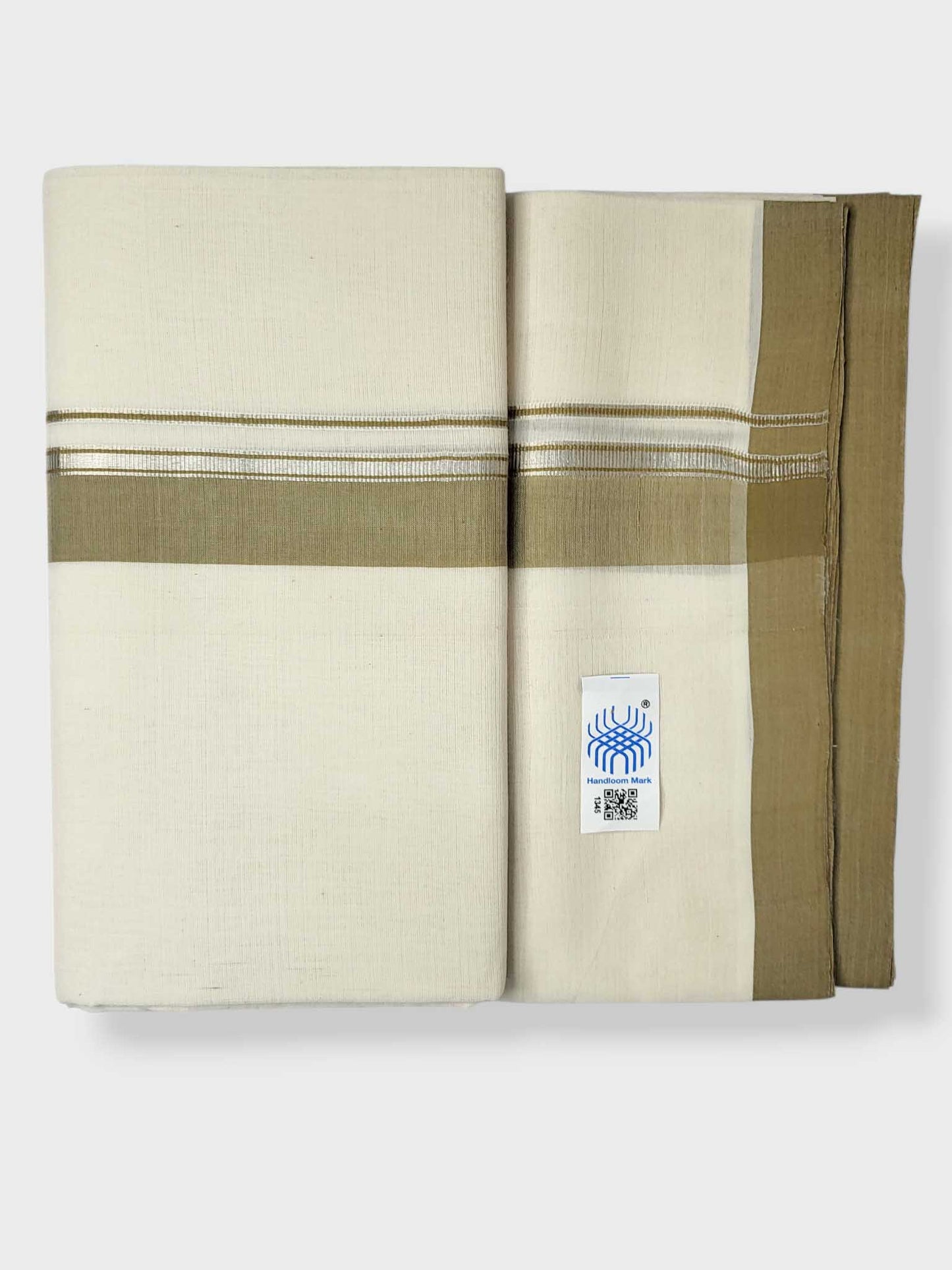 Kerala Balaramapuram Pure Cotton Handloom Mundu/Dhoti