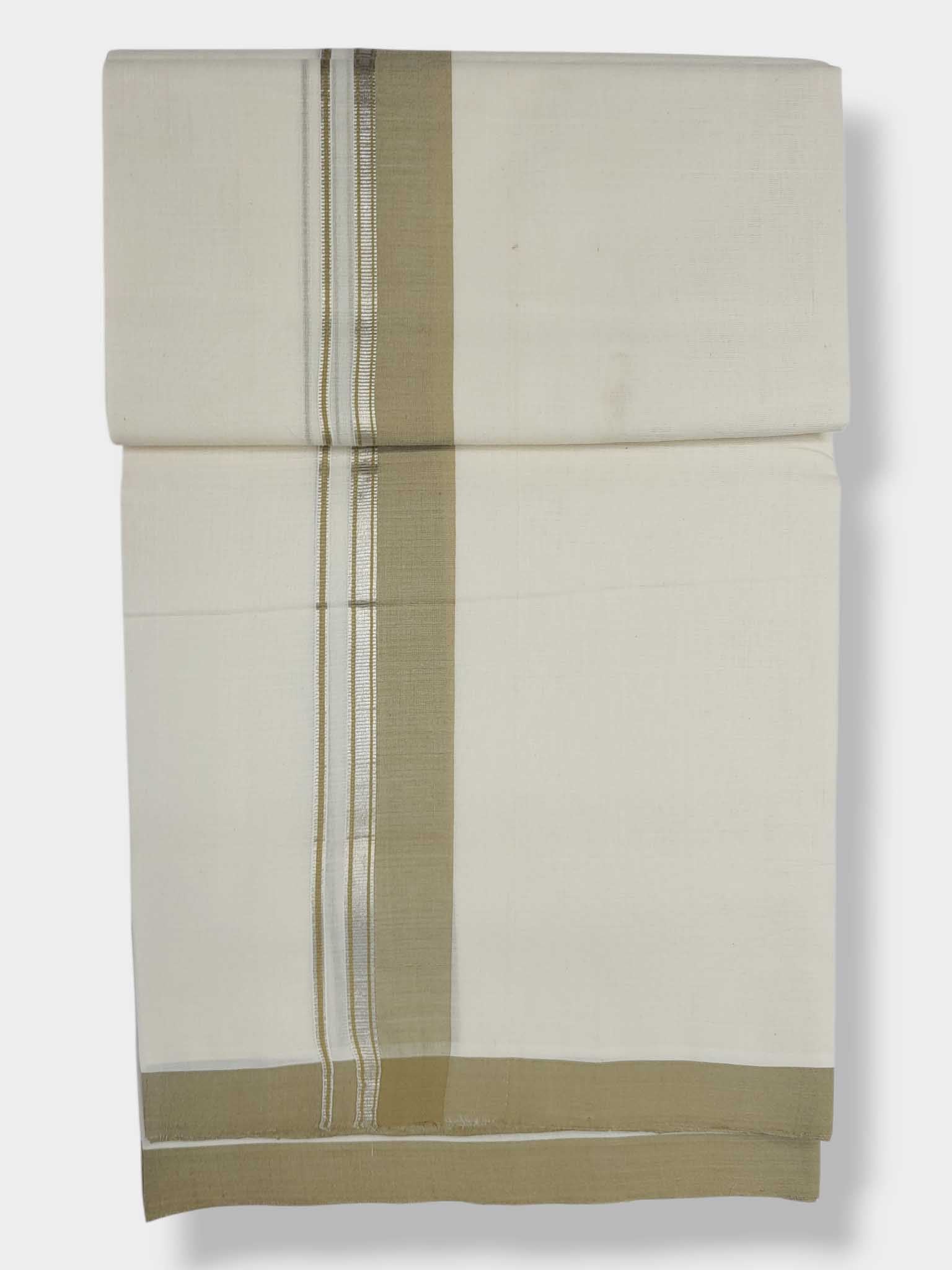 Kerala Balaramapuram Pure Cotton Handloom Mundu/Dhoti
