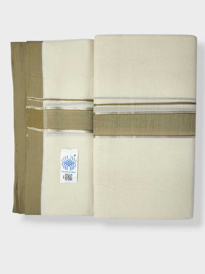 Kerala Balaramapuram Pure Cotton Handloom Mundu/Dhoti