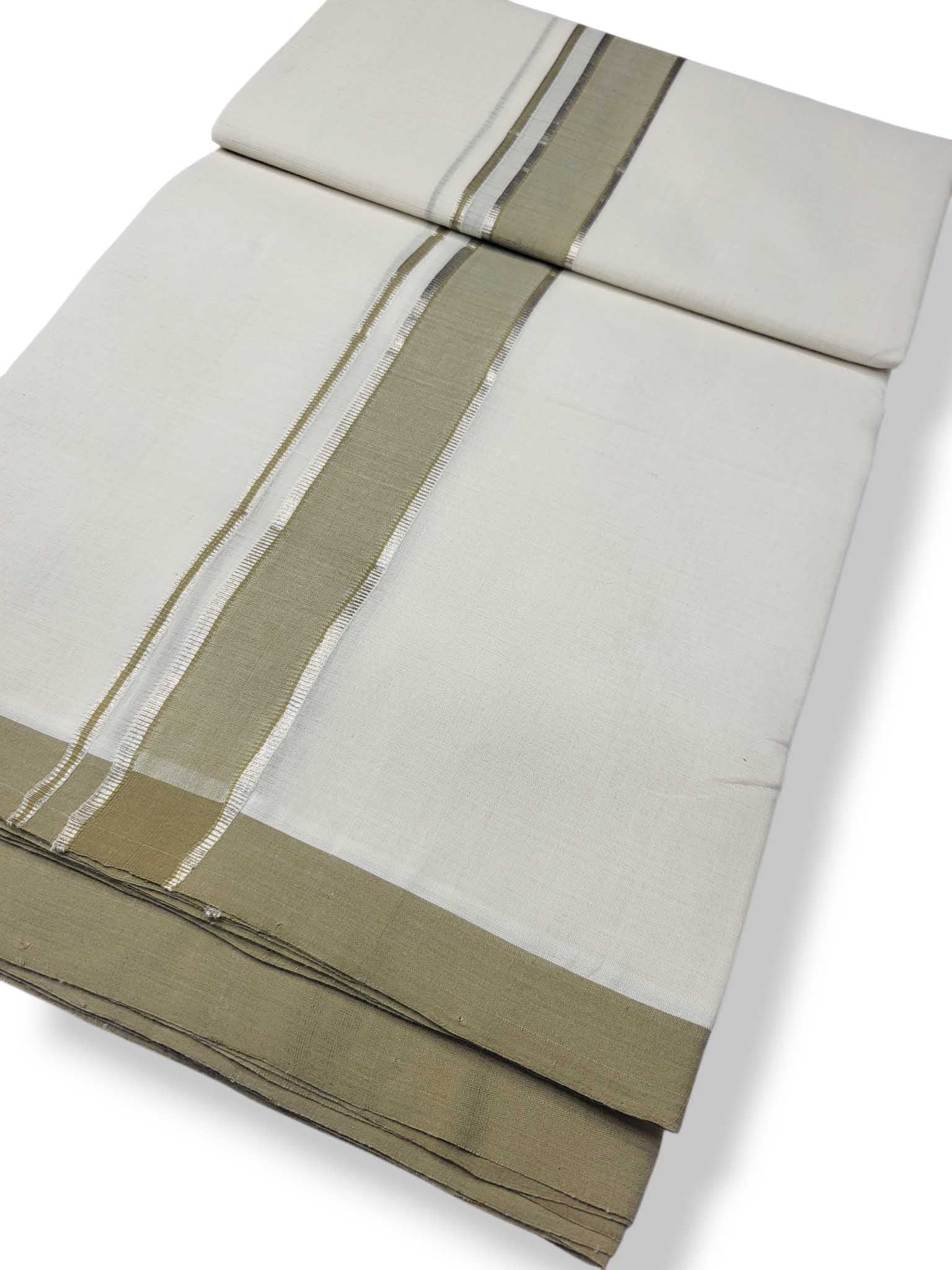 Kerala Balaramapuram Pure Cotton Handloom Mundu/Dhoti