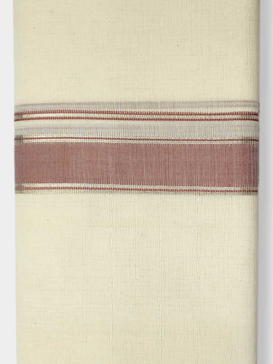 Kerala Balaramapuram Pure Cotton Handloom Mundu/Dhoti