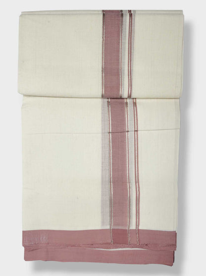 Kerala Balaramapuram Pure Cotton Handloom Mundu/Dhoti