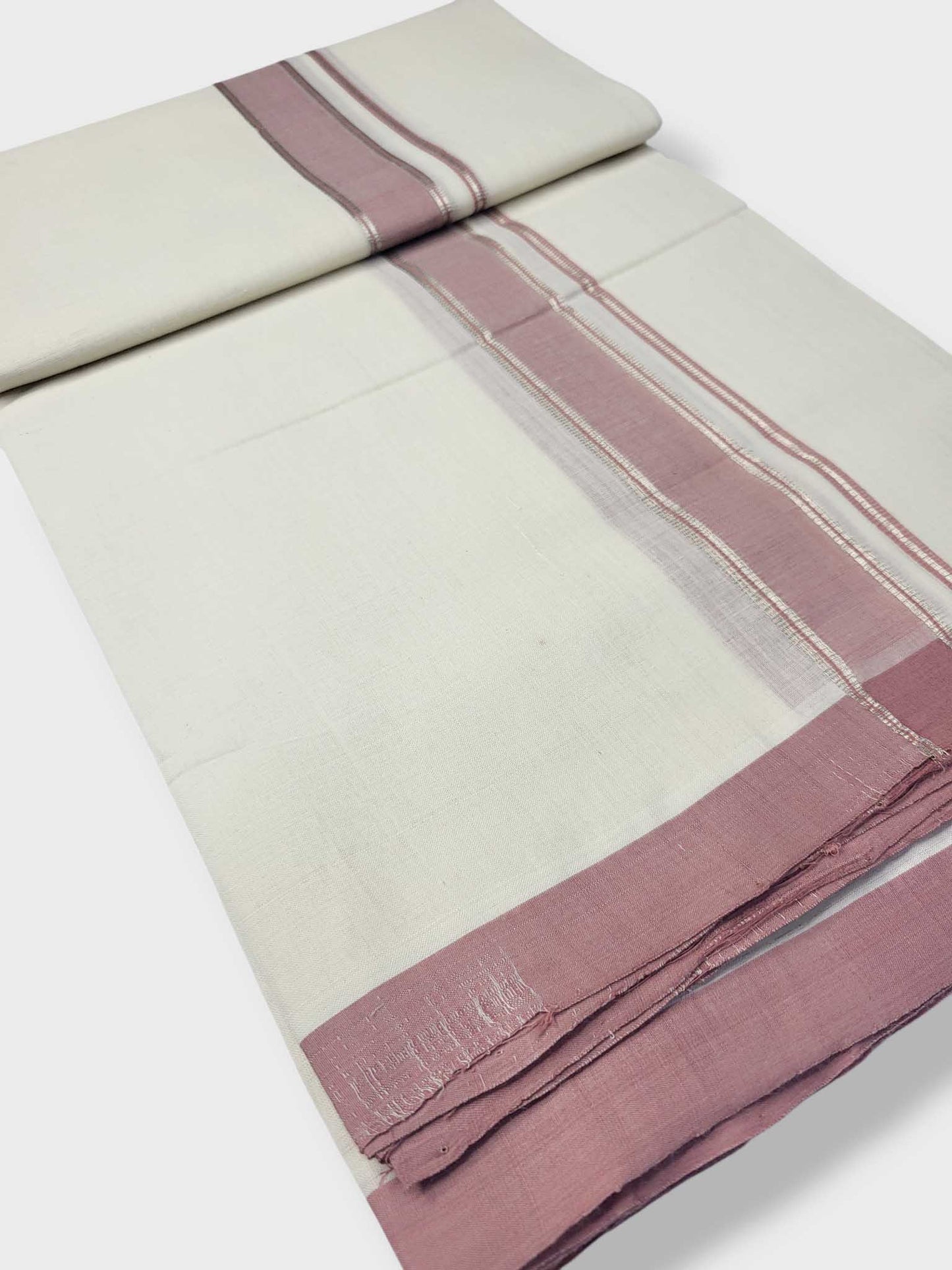Kerala Balaramapuram Pure Cotton Handloom Mundu/Dhoti