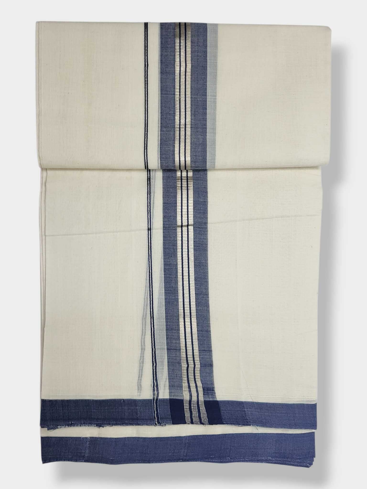 Kerala Balaramapuram Pure Cotton Handloom Mundu/Dhoti