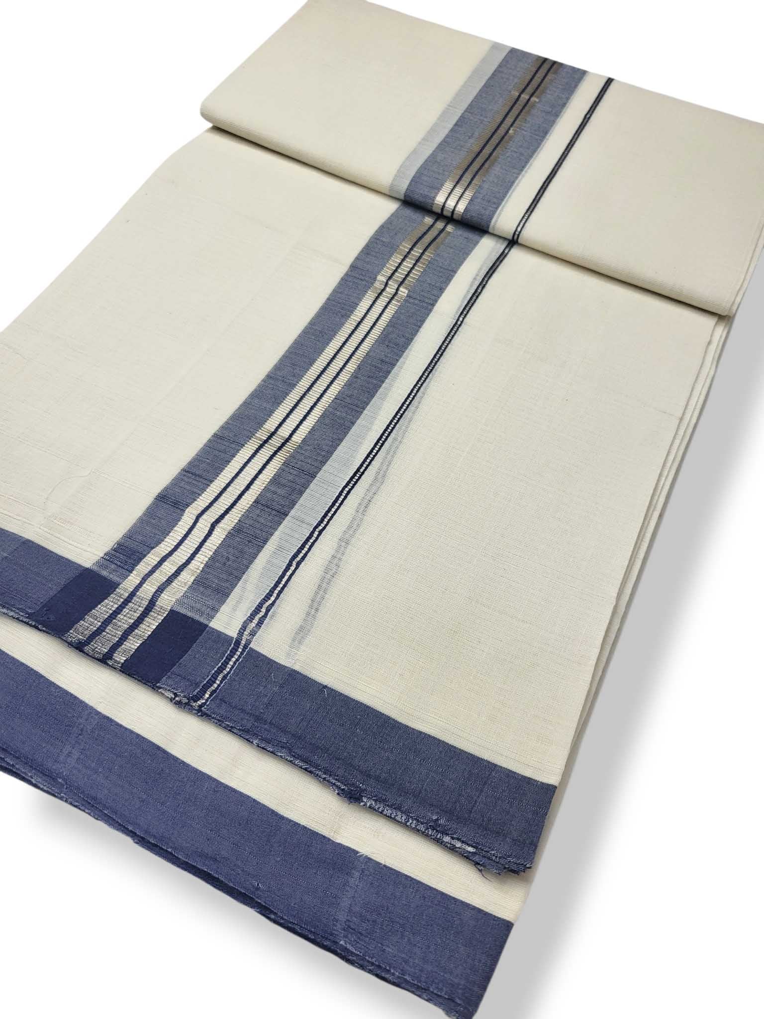 Kerala Balaramapuram Pure Cotton Handloom Mundu/Dhoti