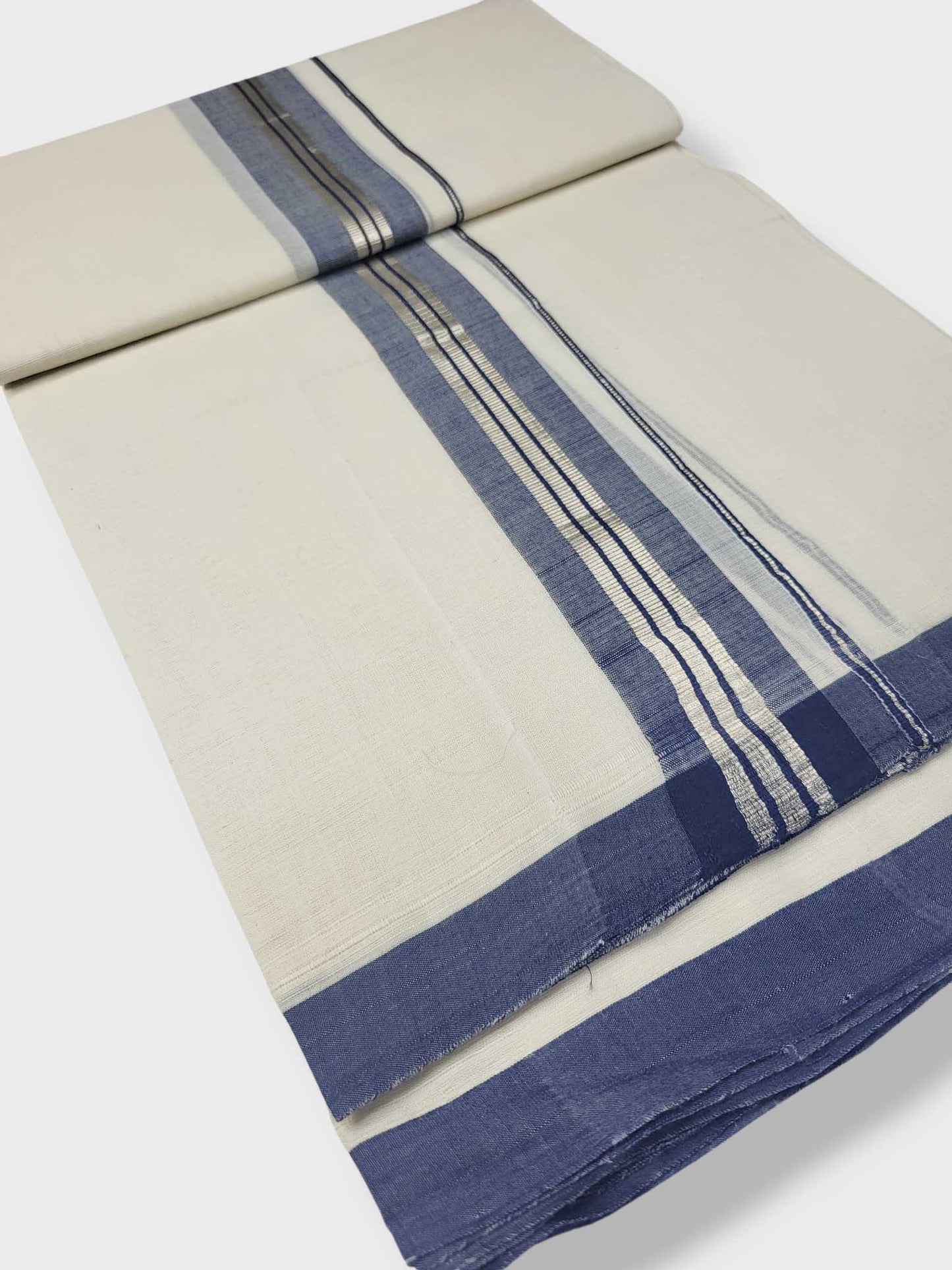 Kerala Balaramapuram Pure Cotton Handloom Mundu/Dhoti