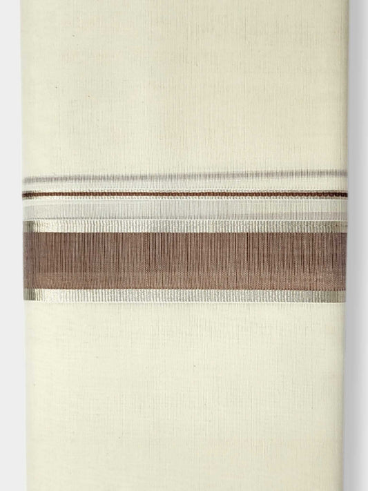 Kerala Balaramapuram Pure Cotton Handloom Mundu/Dhoti