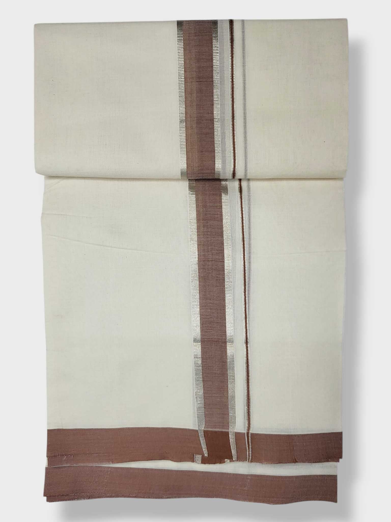 Kerala Balaramapuram Pure Cotton Handloom Mundu/Dhoti