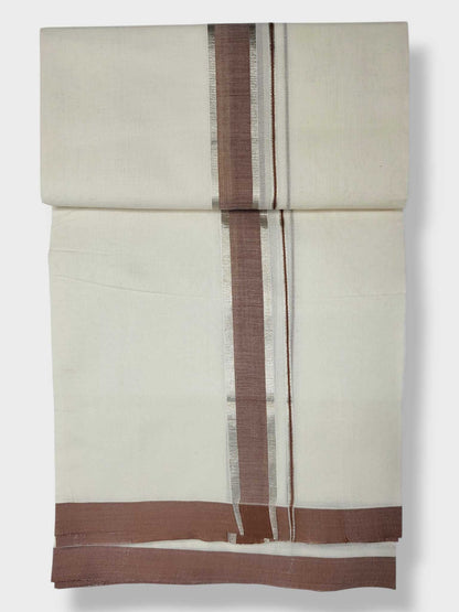Kerala Balaramapuram Pure Cotton Handloom Mundu/Dhoti