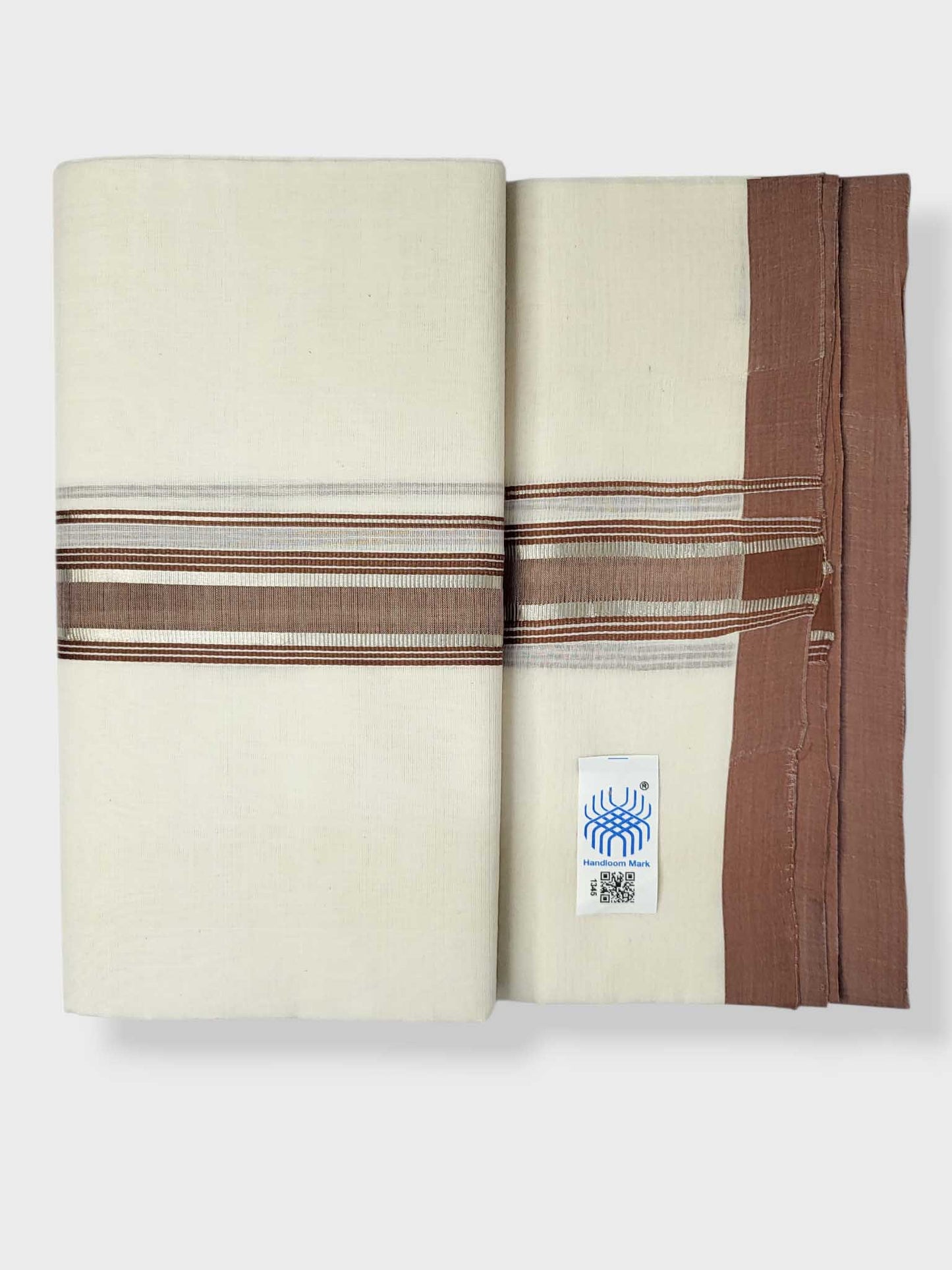Kerala Balaramapuram Pure Cotton Handloom Mundu/Dhoti
