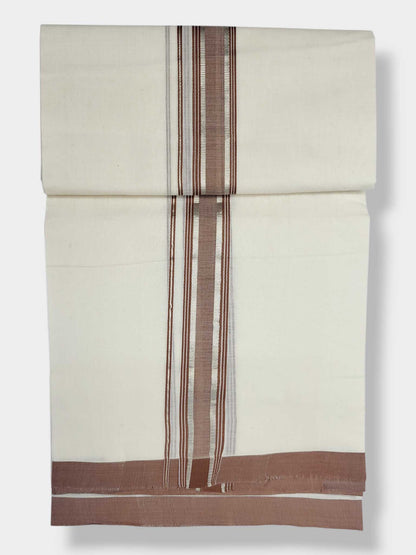 Kerala Balaramapuram Pure Cotton Handloom Mundu/Dhoti