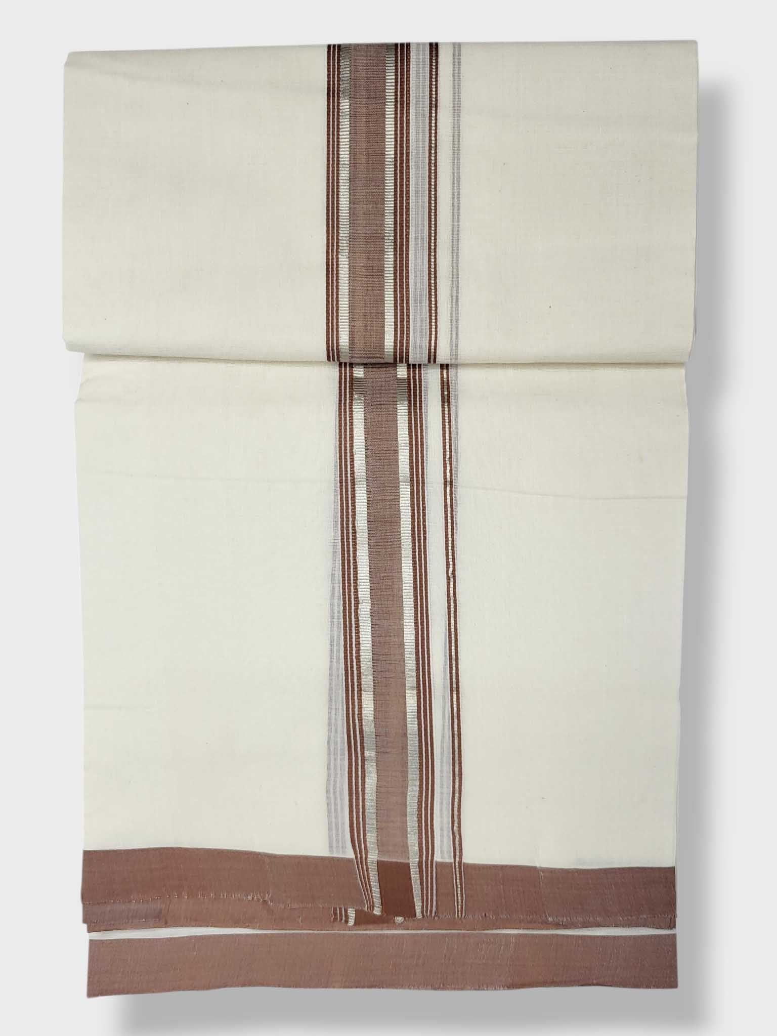 Kerala Balaramapuram Pure Cotton Handloom Mundu/Dhoti