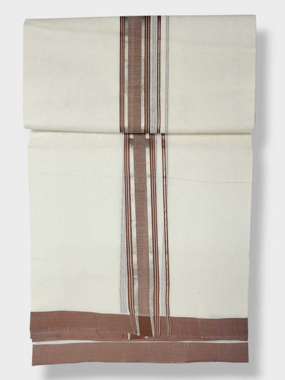 Kerala Balaramapuram Pure Cotton Handloom Mundu/Dhoti