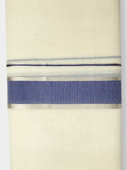 Kerala Balaramapuram Pure Cotton Handloom Mundu/Dhoti