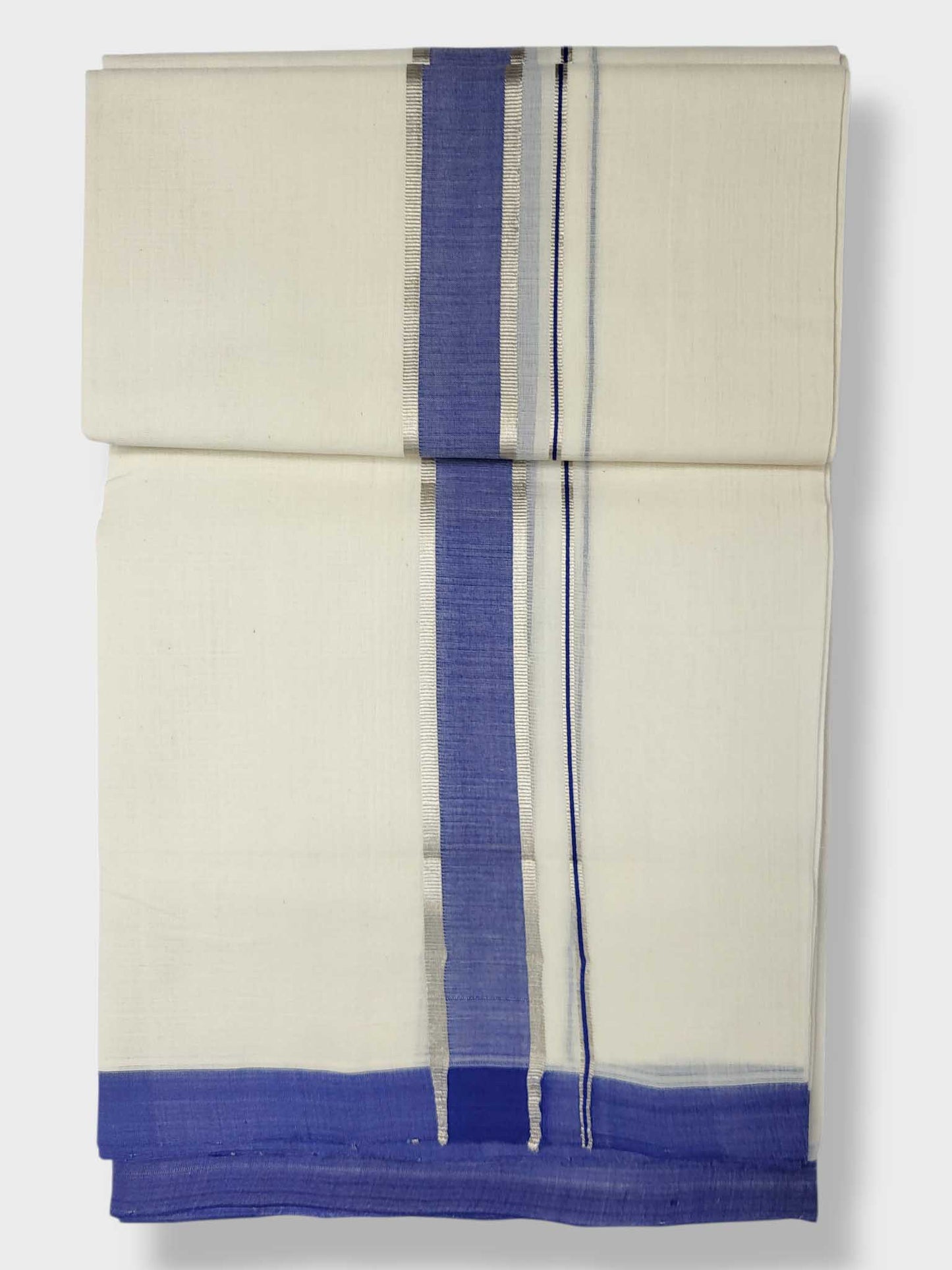Kerala Balaramapuram Pure Cotton Handloom Mundu/Dhoti