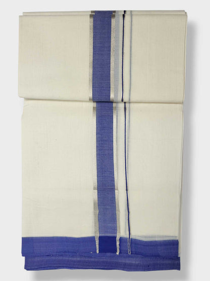 Kerala Balaramapuram Pure Cotton Handloom Mundu/Dhoti