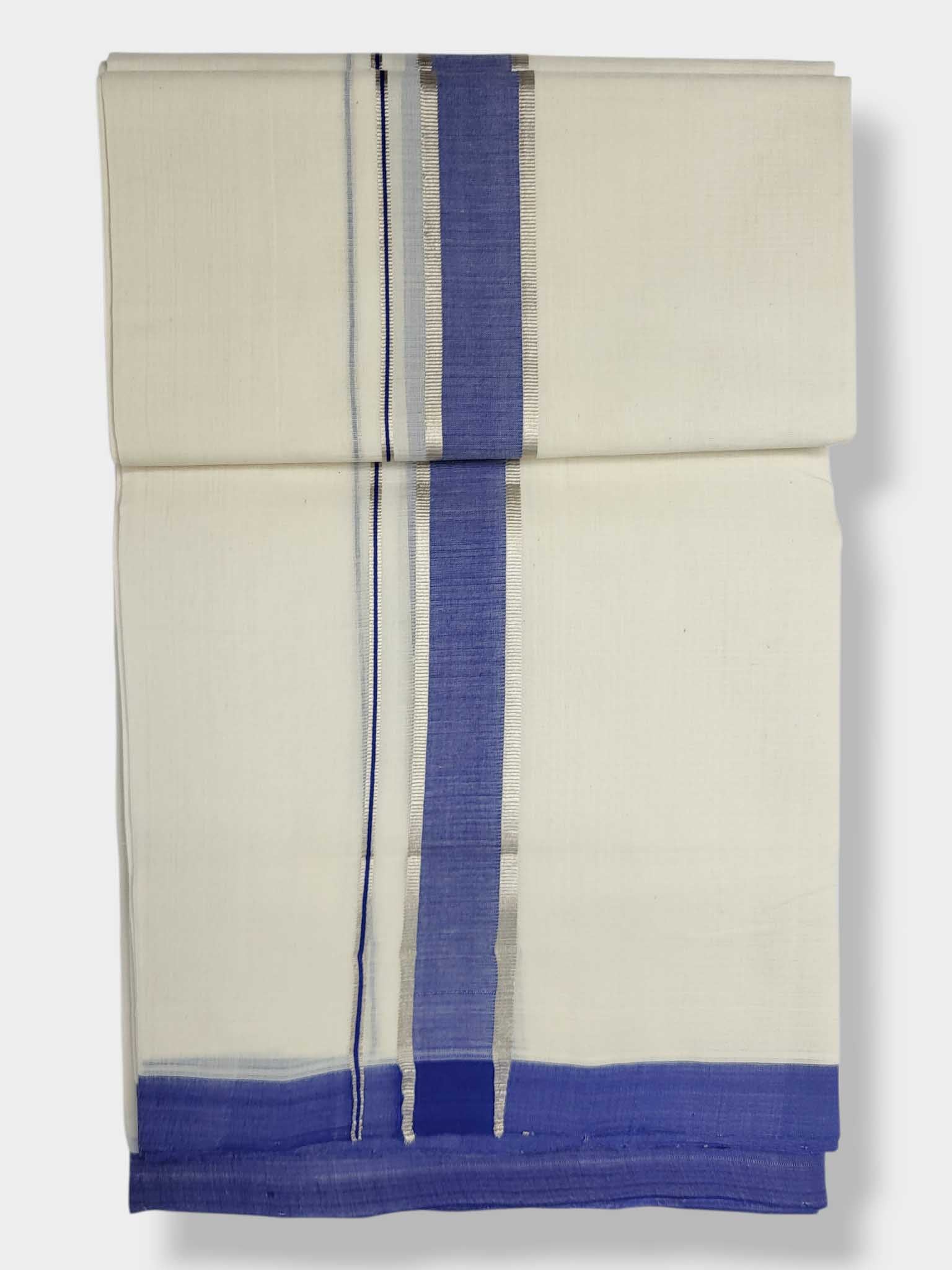 Kerala Balaramapuram Pure Cotton Handloom Mundu/Dhoti