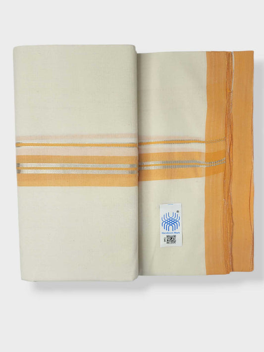 Kerala Balaramapuram Pure Cotton Handloom Mundu/Dhoti