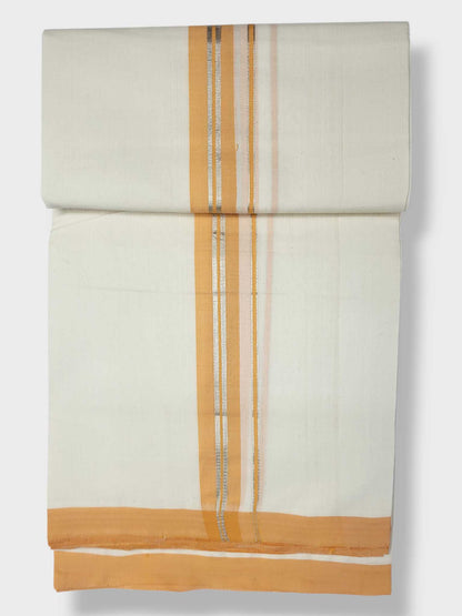 Kerala Balaramapuram Pure Cotton Handloom Mundu/Dhoti