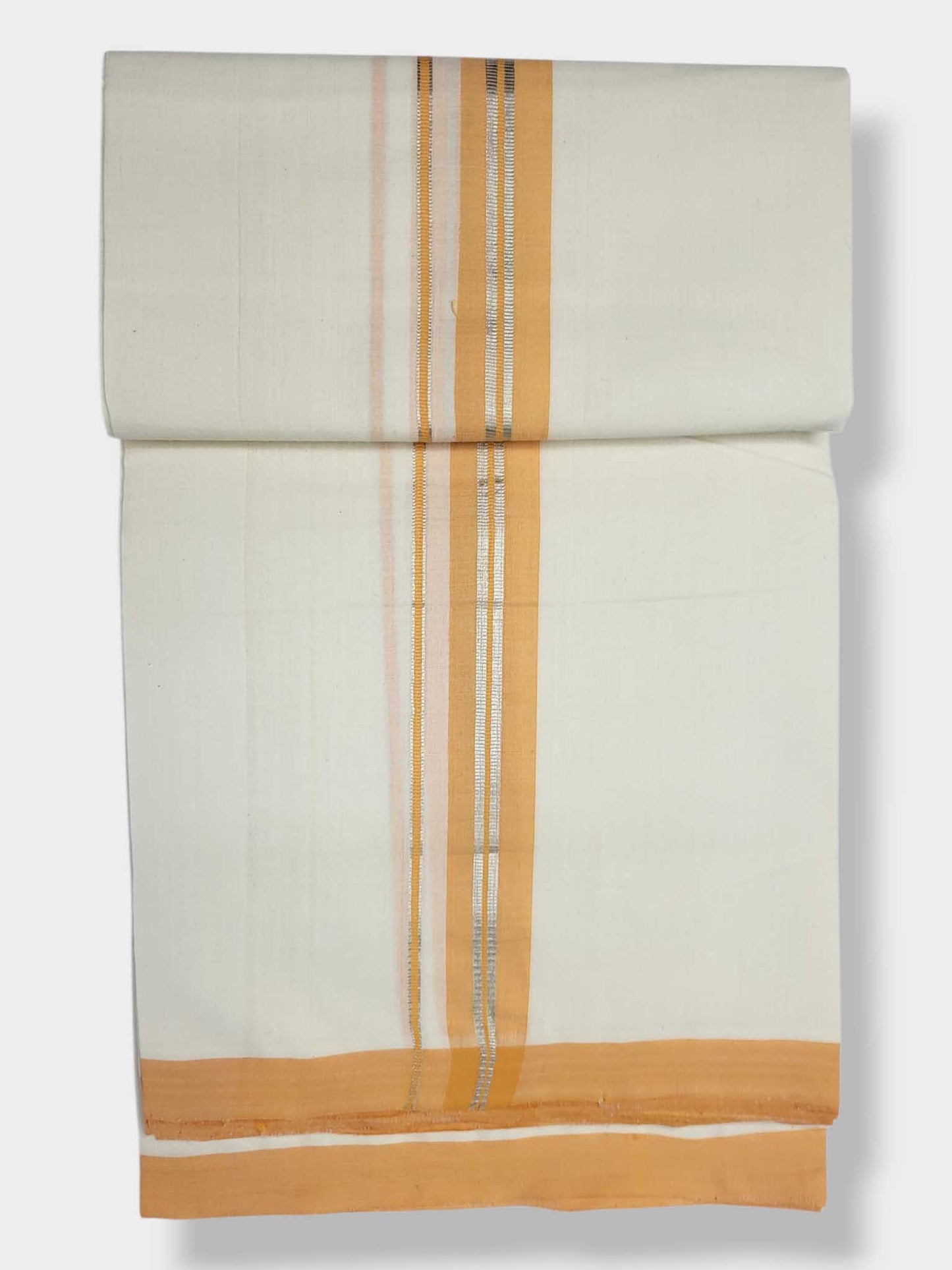 Kerala Balaramapuram Pure Cotton Handloom Mundu/Dhoti