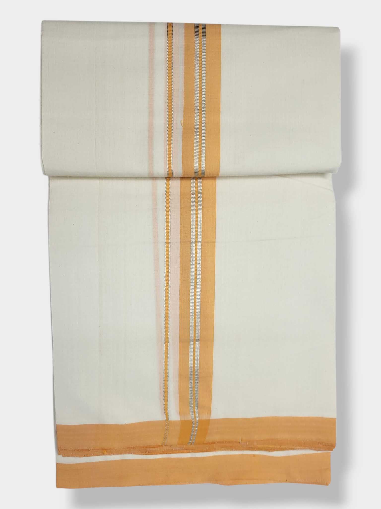 Kerala Balaramapuram Pure Cotton Handloom Mundu/Dhoti