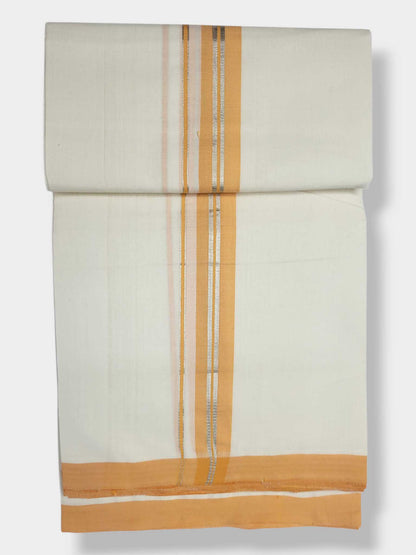 Kerala Balaramapuram Pure Cotton Handloom Mundu/Dhoti