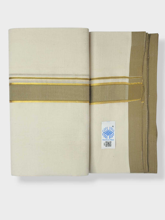 Kerala Balaramapuram Pure Cotton Handloom Mundu/Dhoti