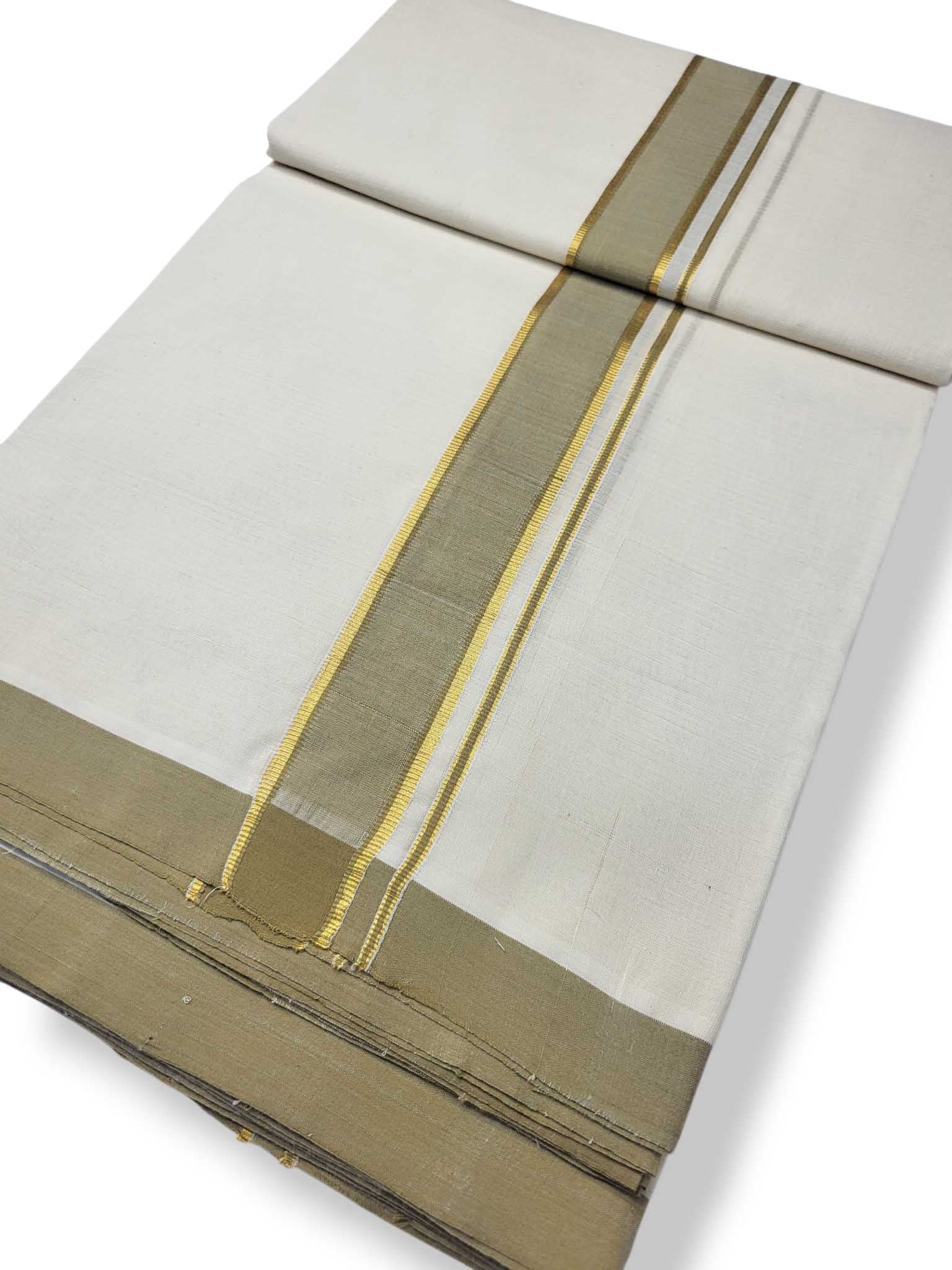 Kerala Balaramapuram Pure Cotton Handloom Mundu/Dhoti