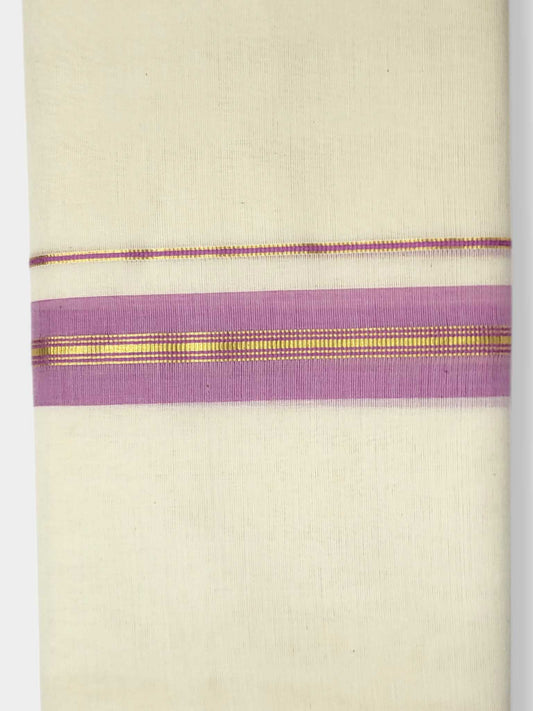 Kerala Balaramapuram Pure Cotton Handloom Mundu/Dhoti