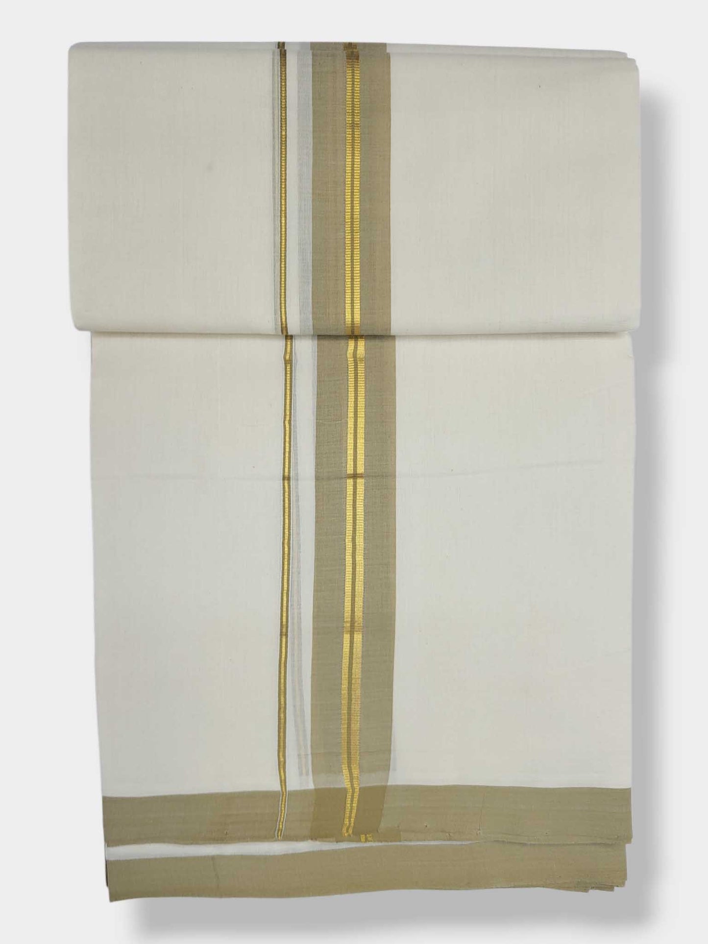 Kerala Balaramapuram Pure Cotton Handloom Mundu/Dhoti