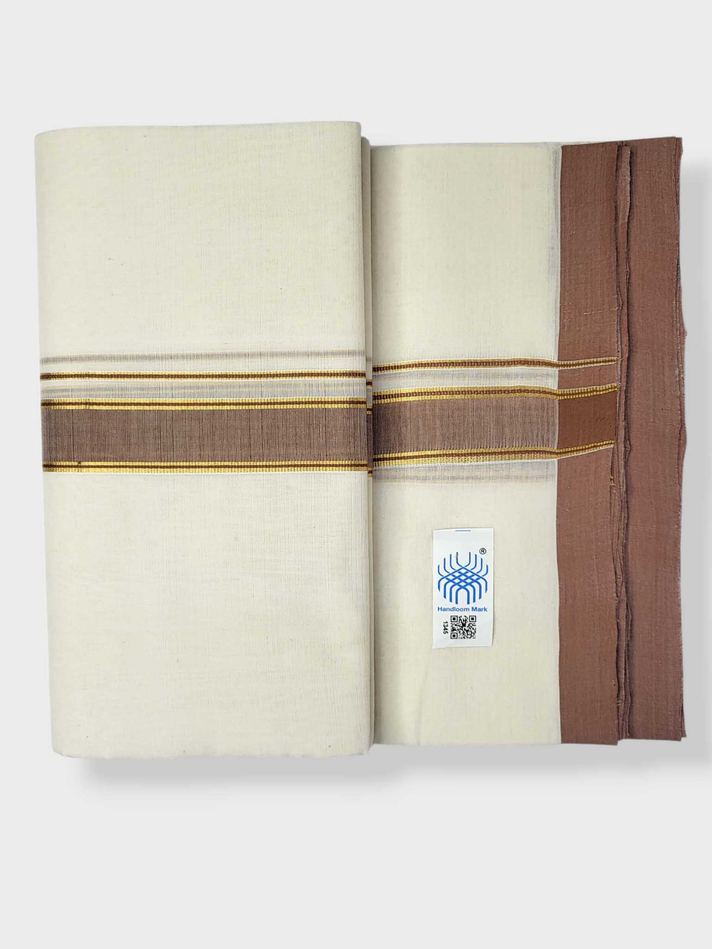 Kerala Balaramapuram Pure Cotton Handloom Mundu/Dhoti