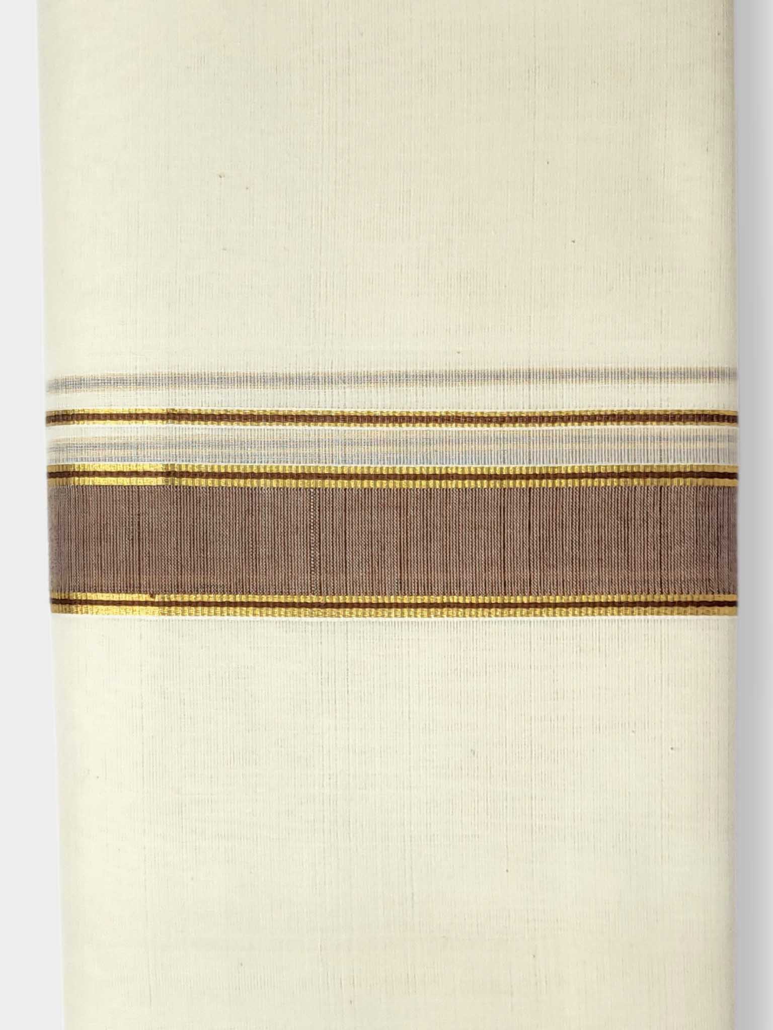 Kerala Balaramapuram Pure Cotton Handloom Mundu/Dhoti