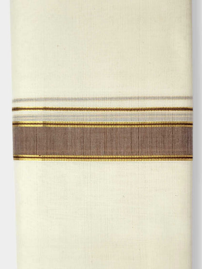 Kerala Balaramapuram Pure Cotton Handloom Mundu/Dhoti