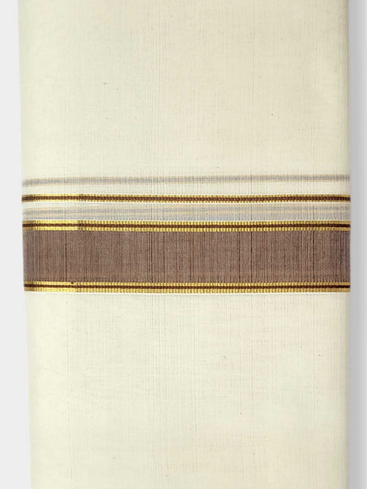 Kerala Balaramapuram Pure Cotton Handloom Mundu/Dhoti